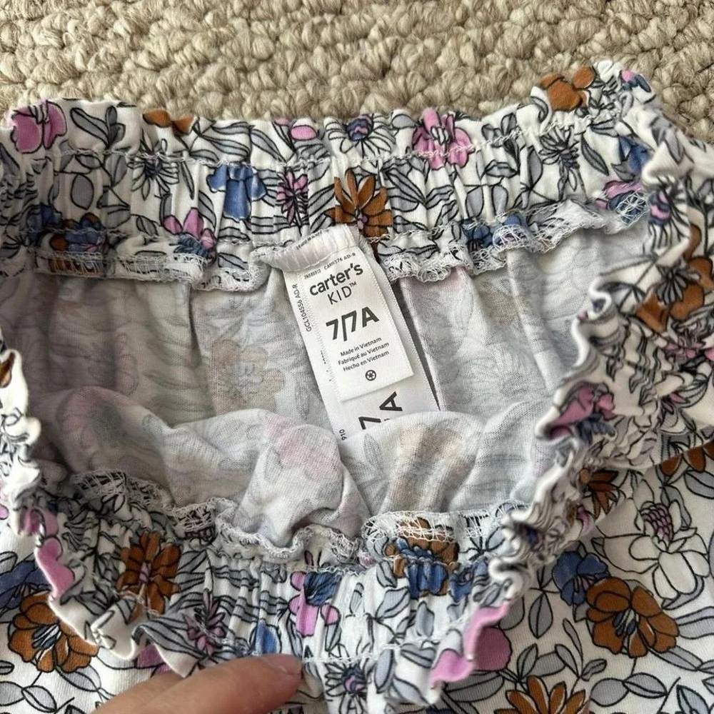 Carters Girls Floral Skort Size‎ 7